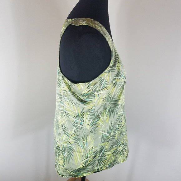 Gap Beautiful Leafy Foliage Patterned Tank Top - Picture 4 of 8